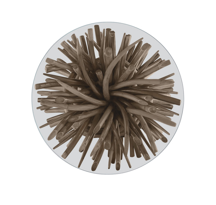 Chronograph Knot End Table-Grey