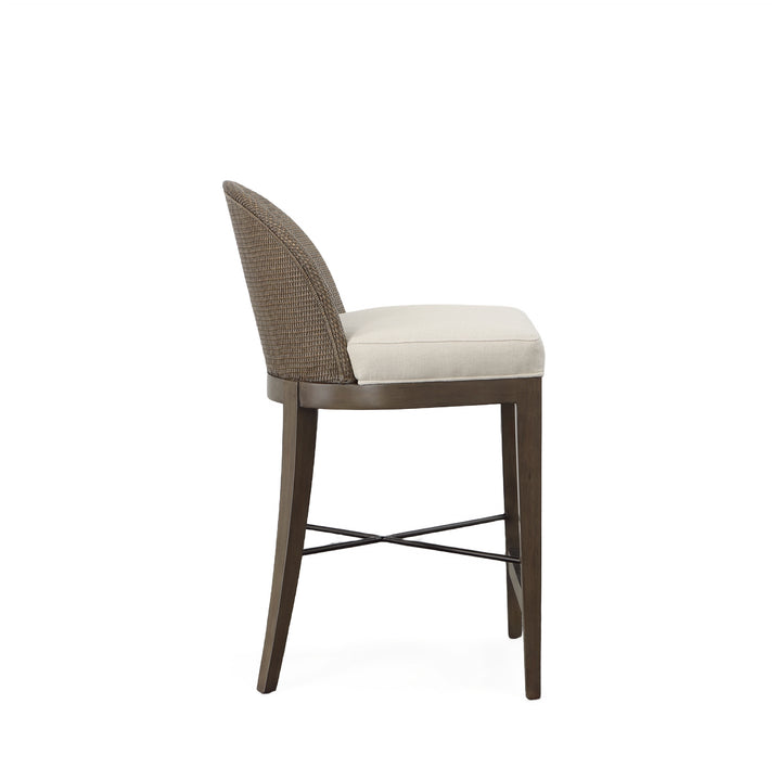Tybee Counter Stool-Mk/Flax