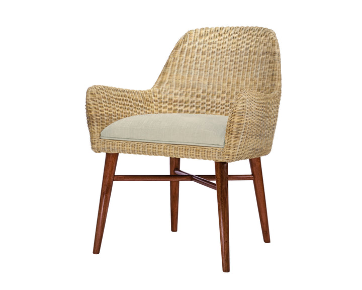 Ingenue Arm Chair-Flax
