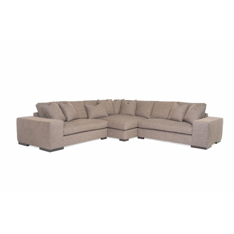 Carbon (Wood Leg) 3pc Corner Chaise Sectional