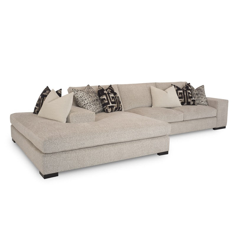 Carbon (Wood Leg) 2pc Island Sectional