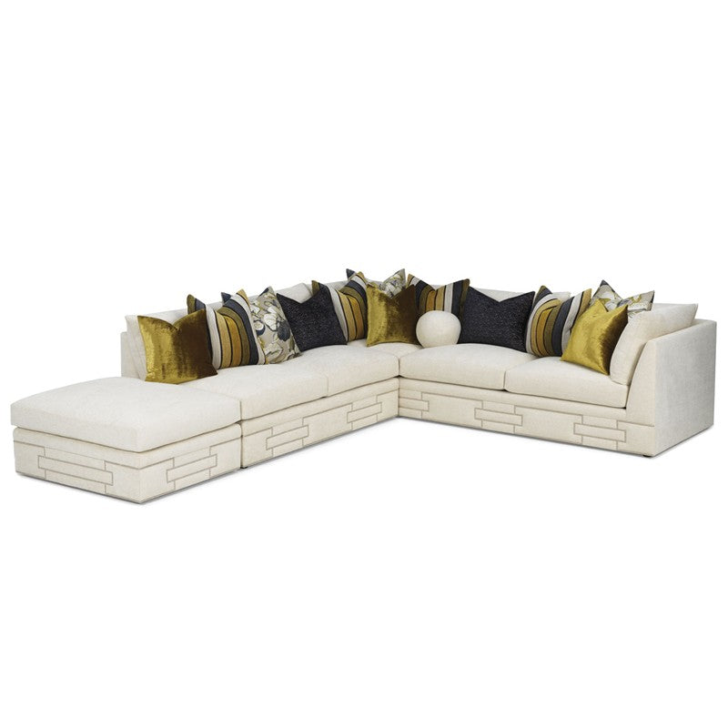 Conner 3pc Sectional (With Custom Decorative Nail Application)