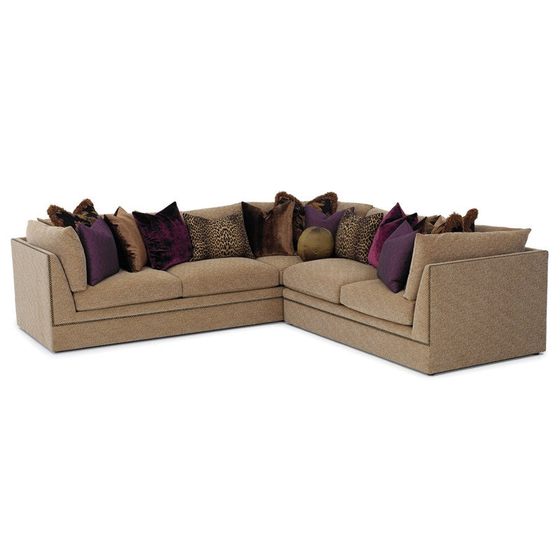 Conner 2pc Sectional (With Optional Decorative Nails)