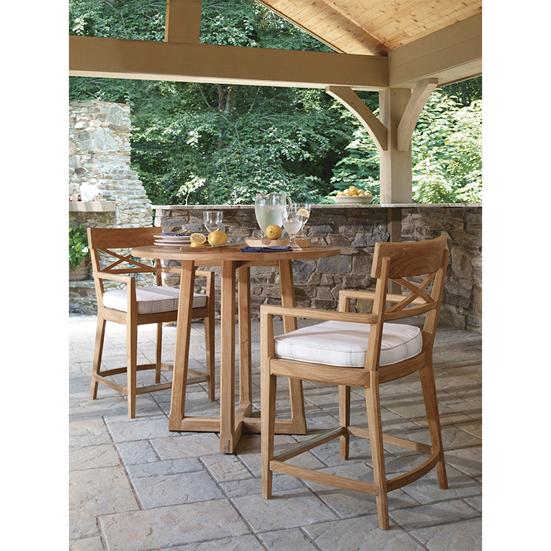 Teak Bar/Counter Height Table