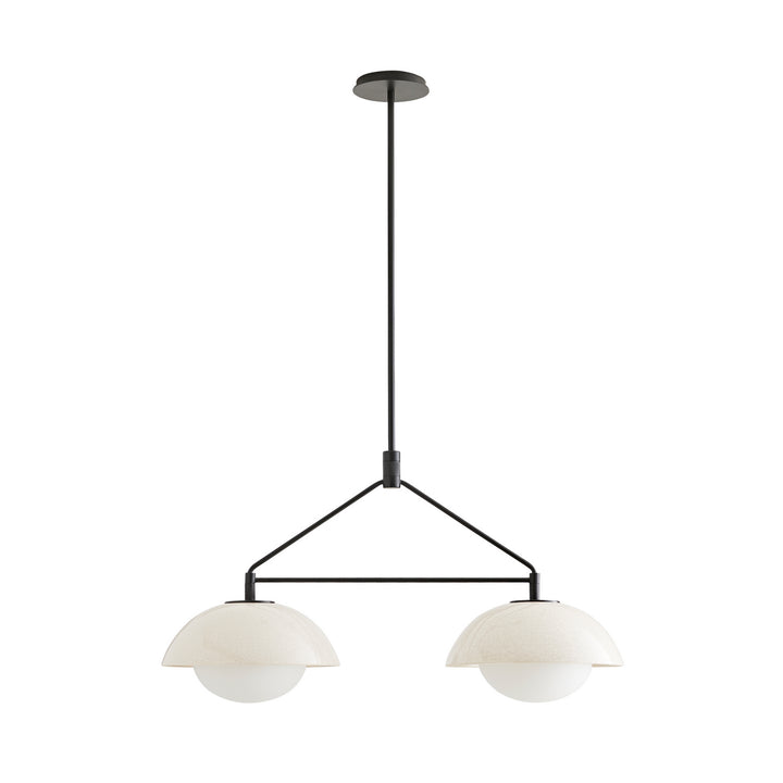 Glaze Two Light Linear Pendant
