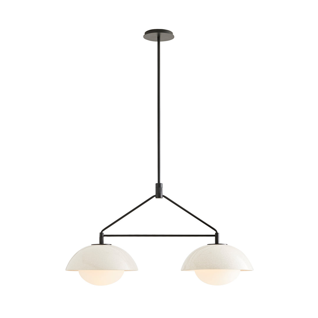 Glaze Two Light Linear Pendant