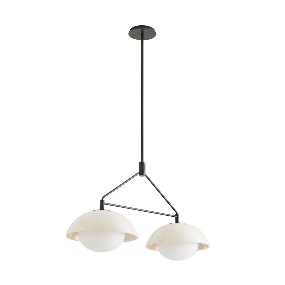 Glaze Two Light Linear Pendant