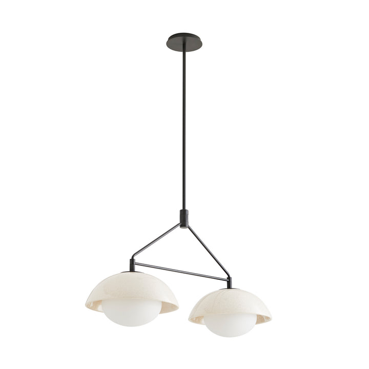 Glaze Two Light Linear Pendant
