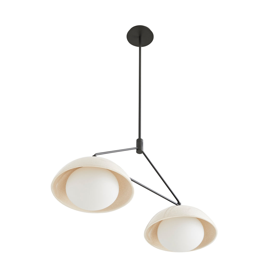Glaze Two Light Linear Pendant
