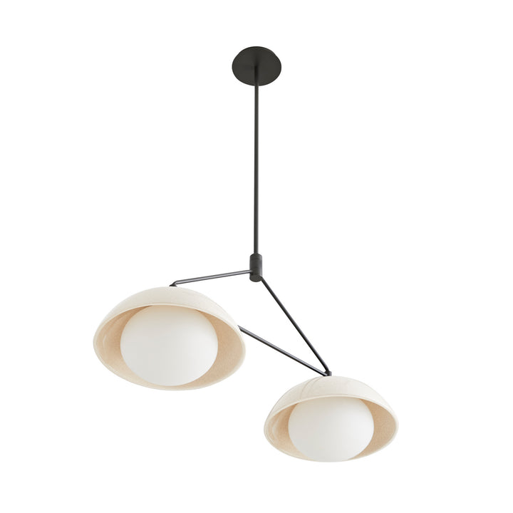 Glaze Two Light Linear Pendant