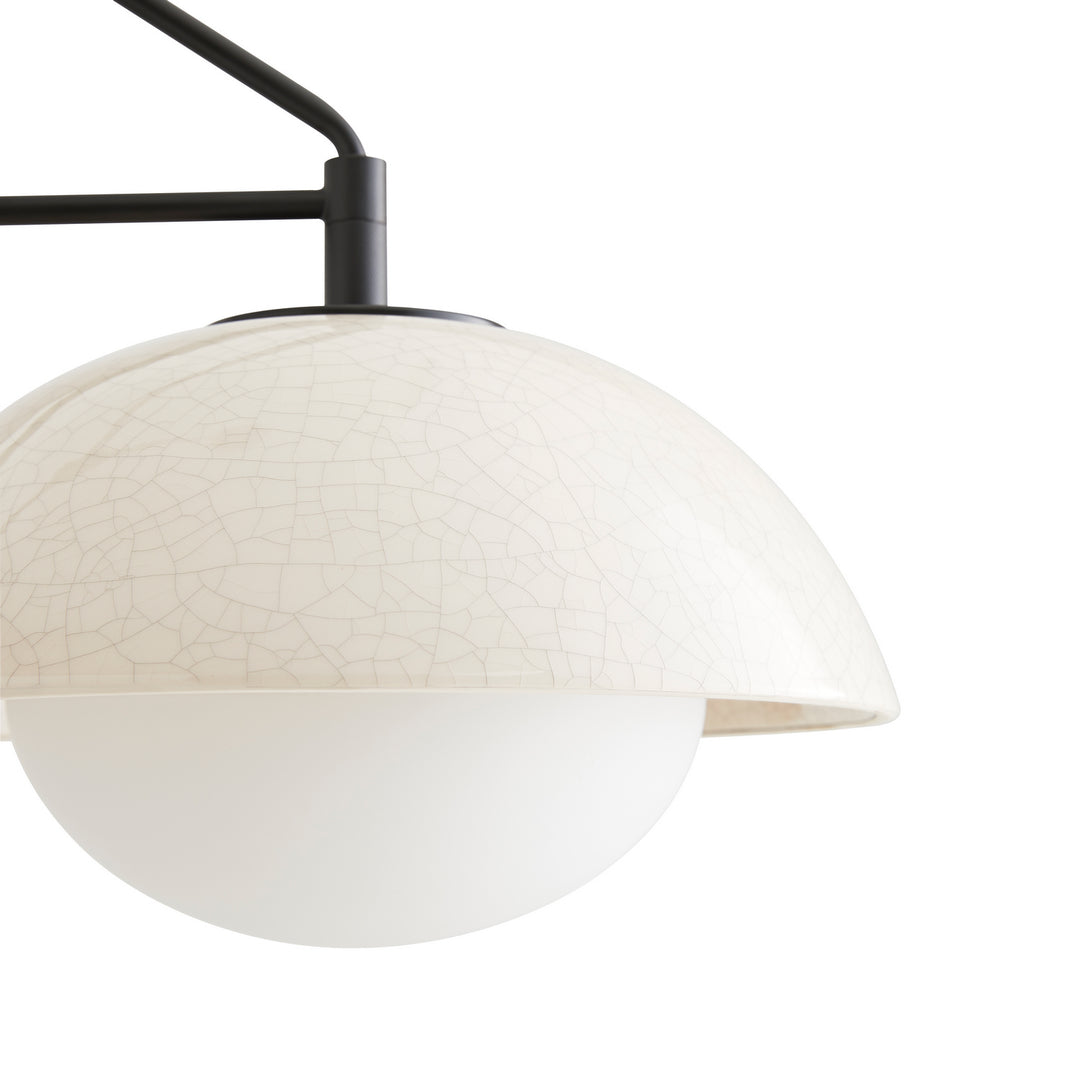 Glaze Two Light Linear Pendant