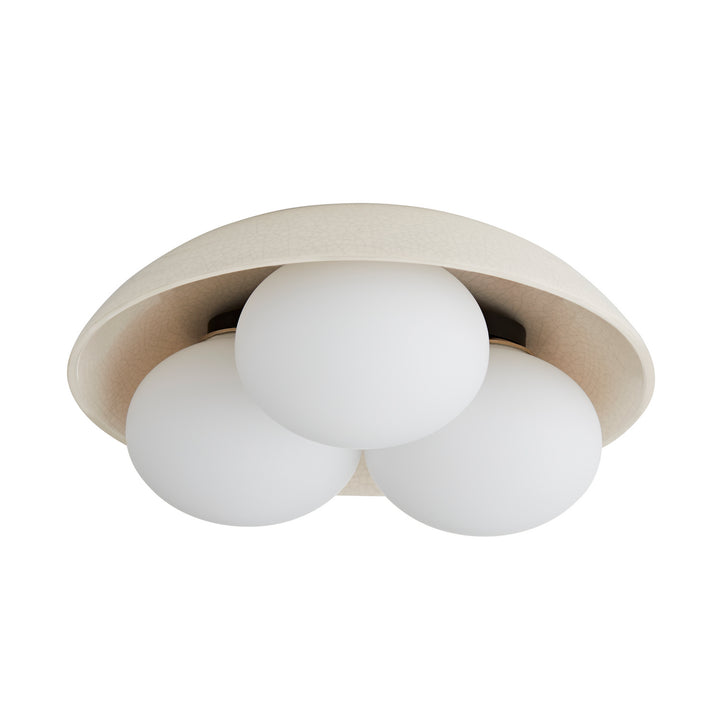 Glaze Three Light Flush mount