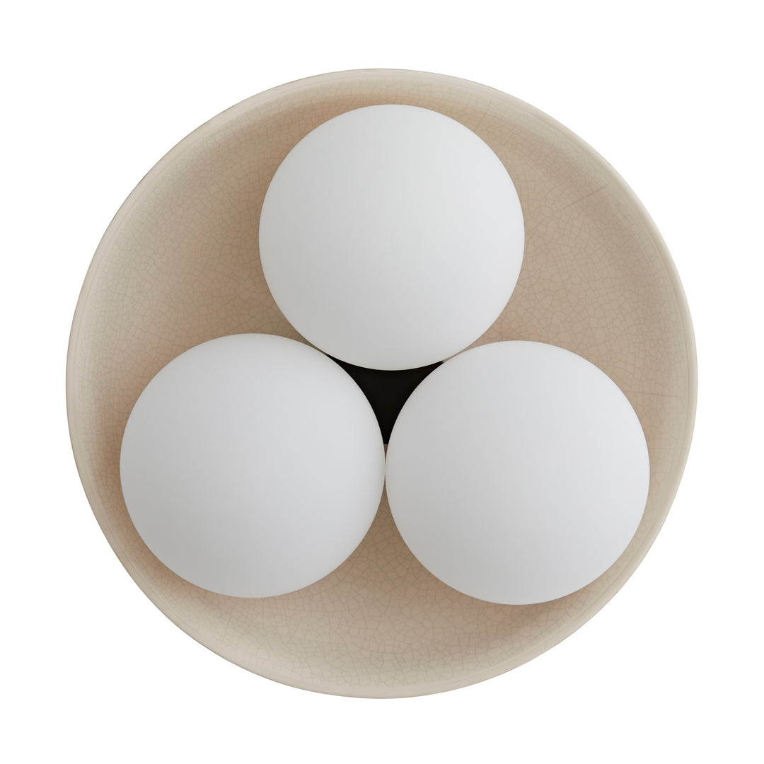 Glaze Three Light Flush mount