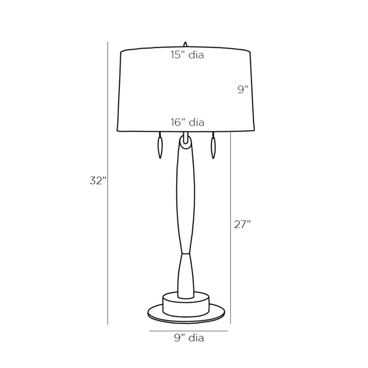 Danseuse Two Light Table Lamp