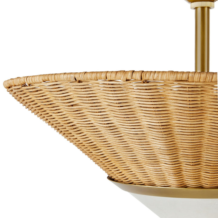 Calista Three Light Flush Mount