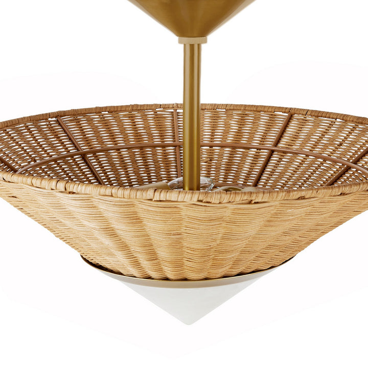 Calista Three Light Flush Mount