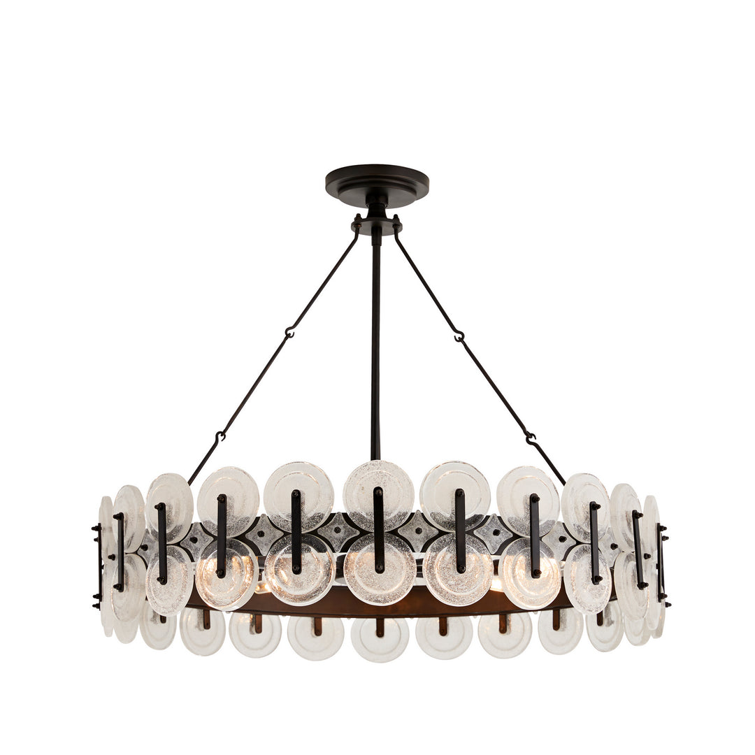 Rondelle Eight Light Chandelier