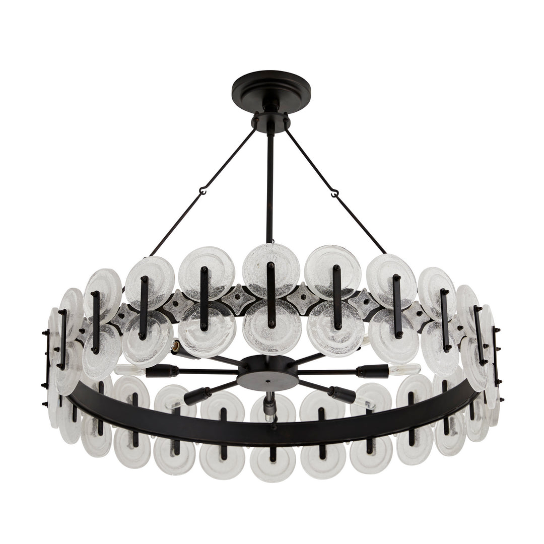 Rondelle Eight Light Chandelier