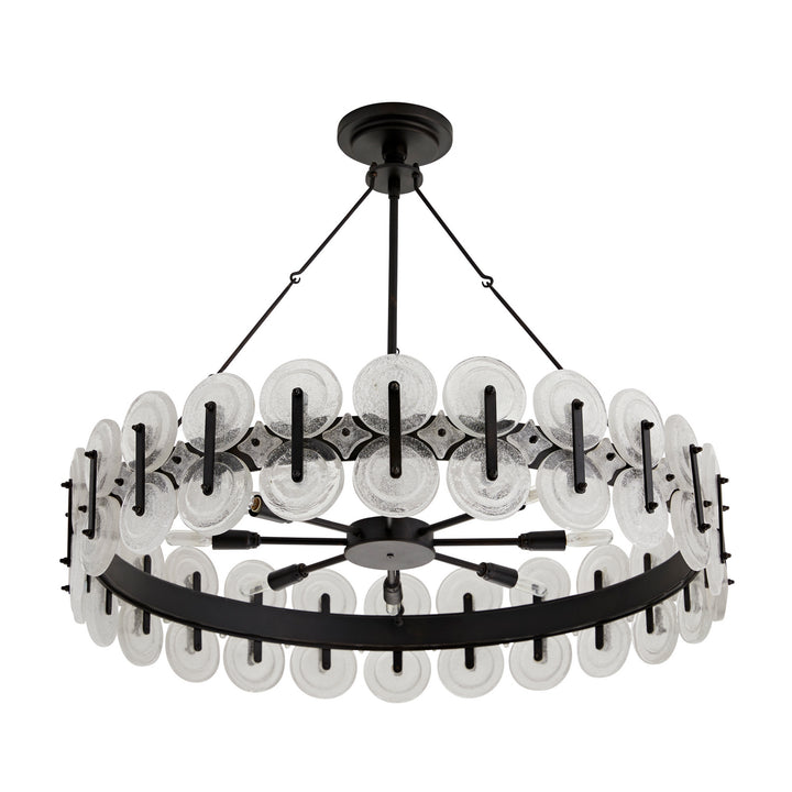 Rondelle Eight Light Chandelier