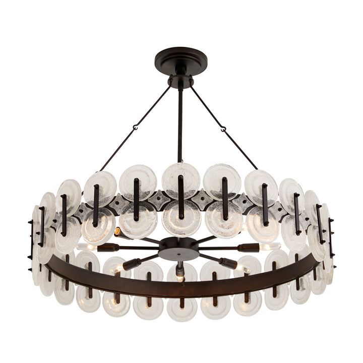 Rondelle Eight Light Chandelier