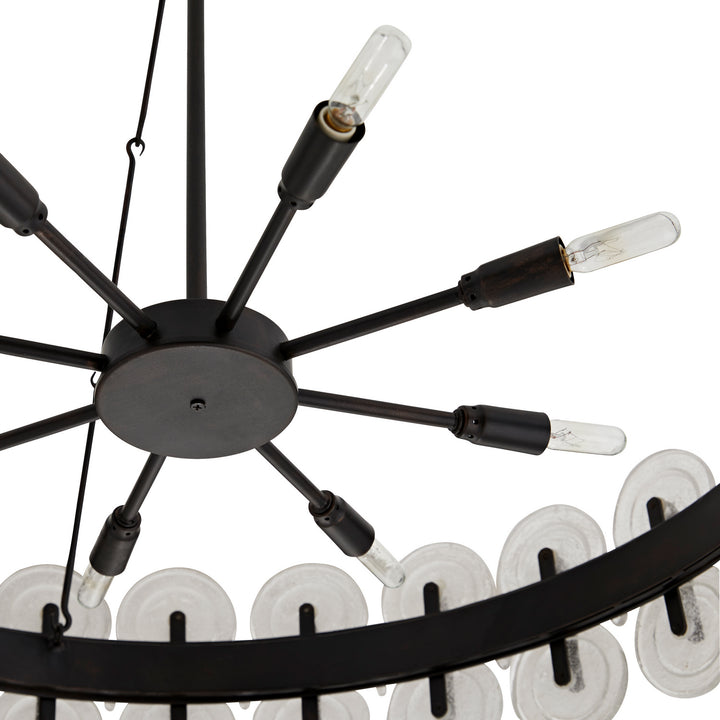 Rondelle Eight Light Chandelier