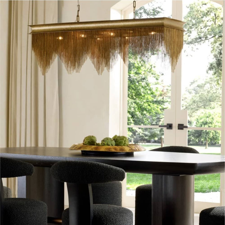 Heiress Six Light Linear Chandelier
