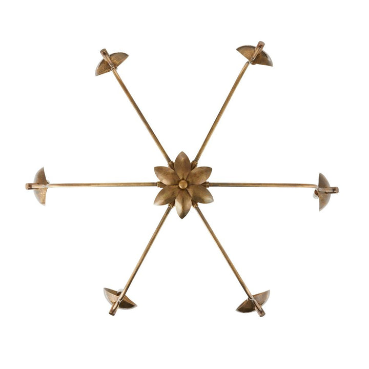 Flores Six Light Chandelier