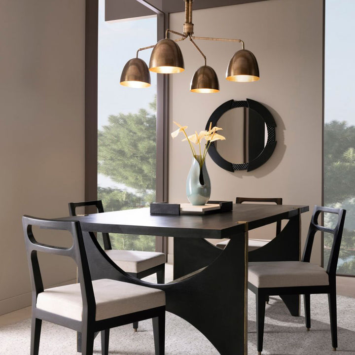 Worth Four Light Chandelier