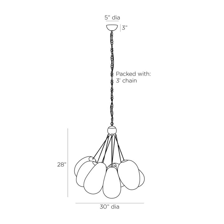Wilkes Nine Light Chandelier