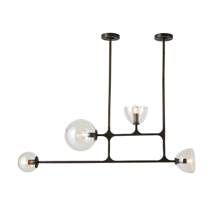 Dillon Four Light Linear Chandelier