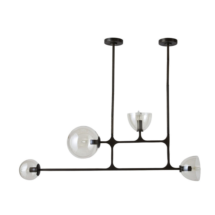Dillon Four Light Linear Chandelier