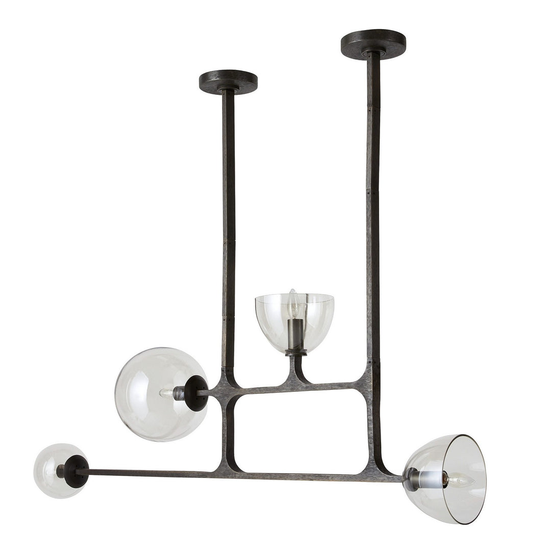 Dillon Four Light Linear Chandelier