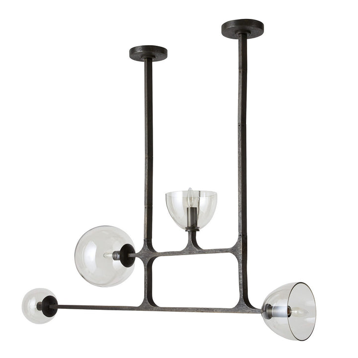 Dillon Four Light Linear Chandelier