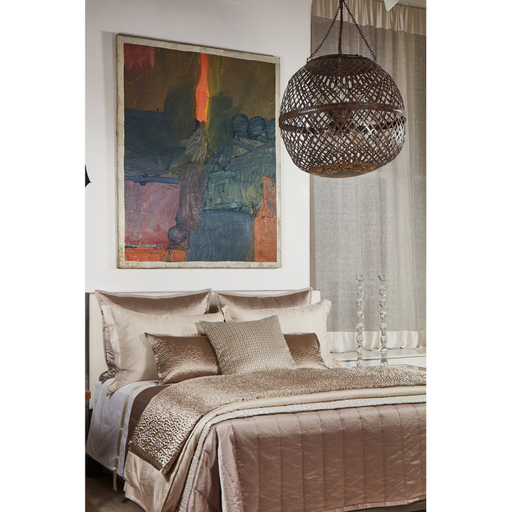 Hammered Taupe Queen Duvet