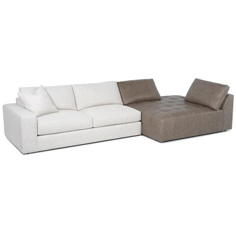 Dana Point 2pc Corner with View Sectional (Leather)