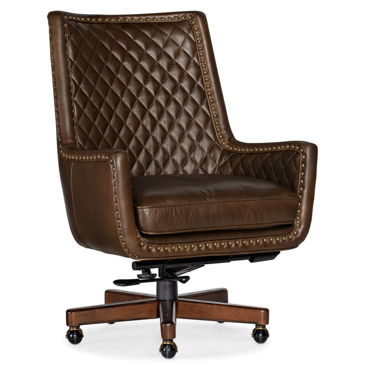 EC - Kent Executive Swivel Tilt Chair - Brown Dark
