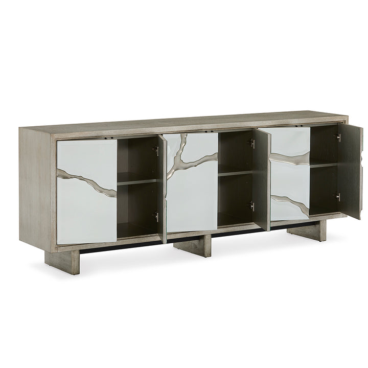 Ravine Silver Credenza