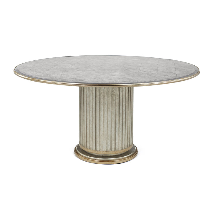 Dorian Dining Table, Glass Top