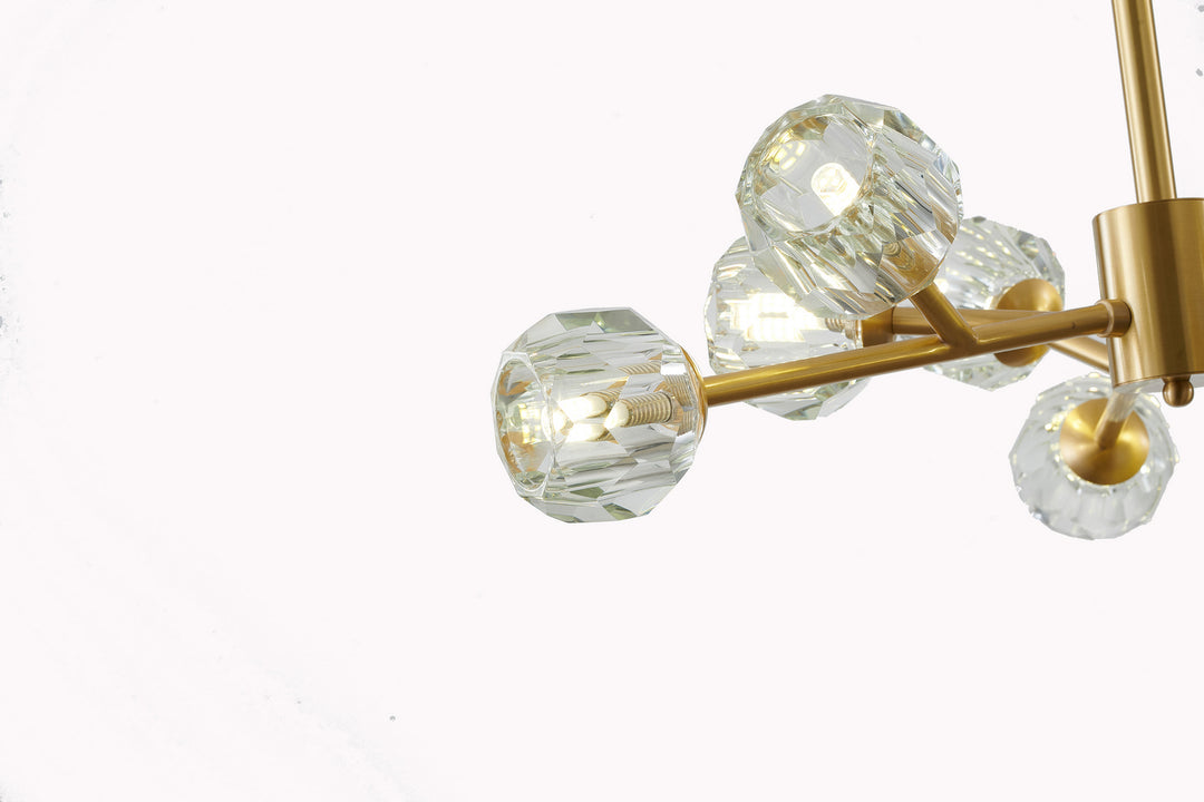 FT75C32BR Nine Light Chandelier