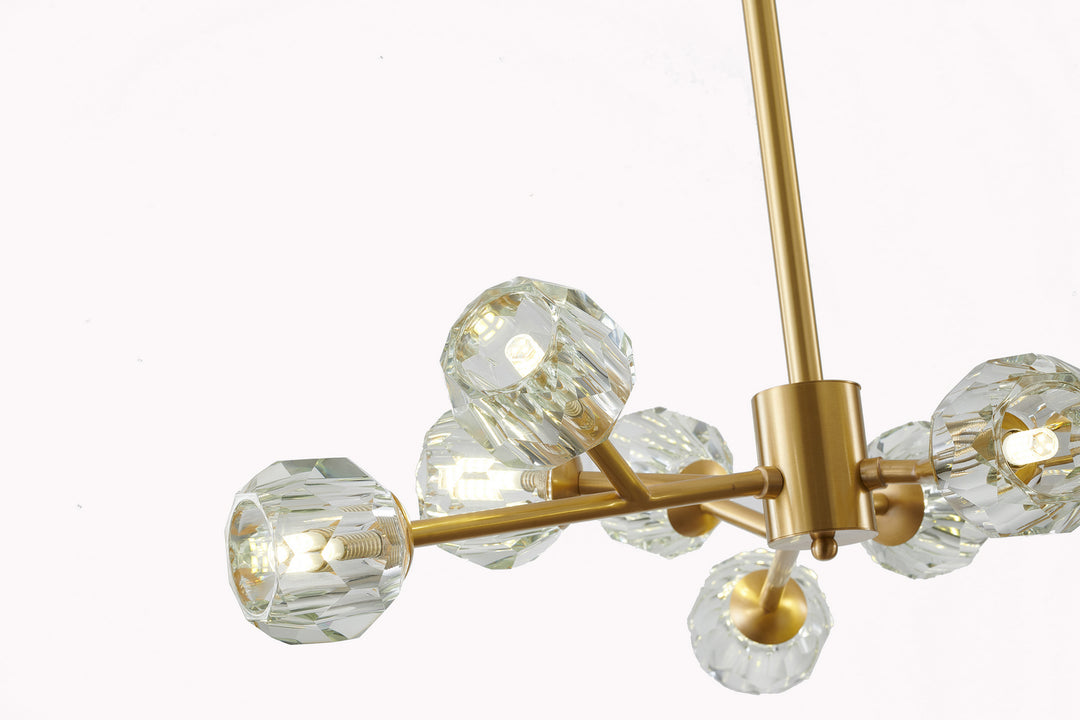 FT75C32BR Nine Light Chandelier