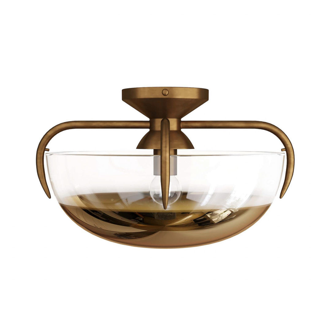 Corona One Light Flush Mount