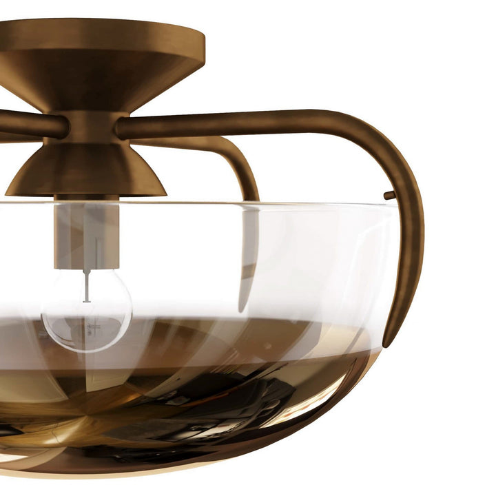 Corona One Light Flush Mount