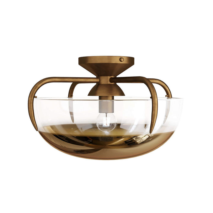 Corona One Light Flush Mount