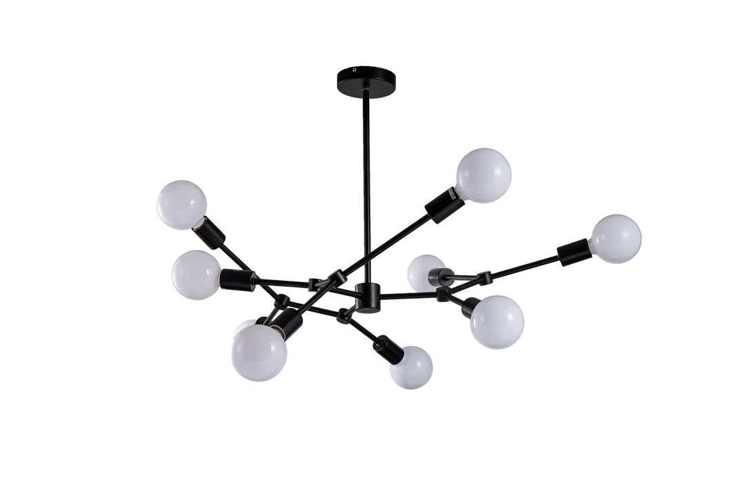 GL329C30B Nine Light Chandelier