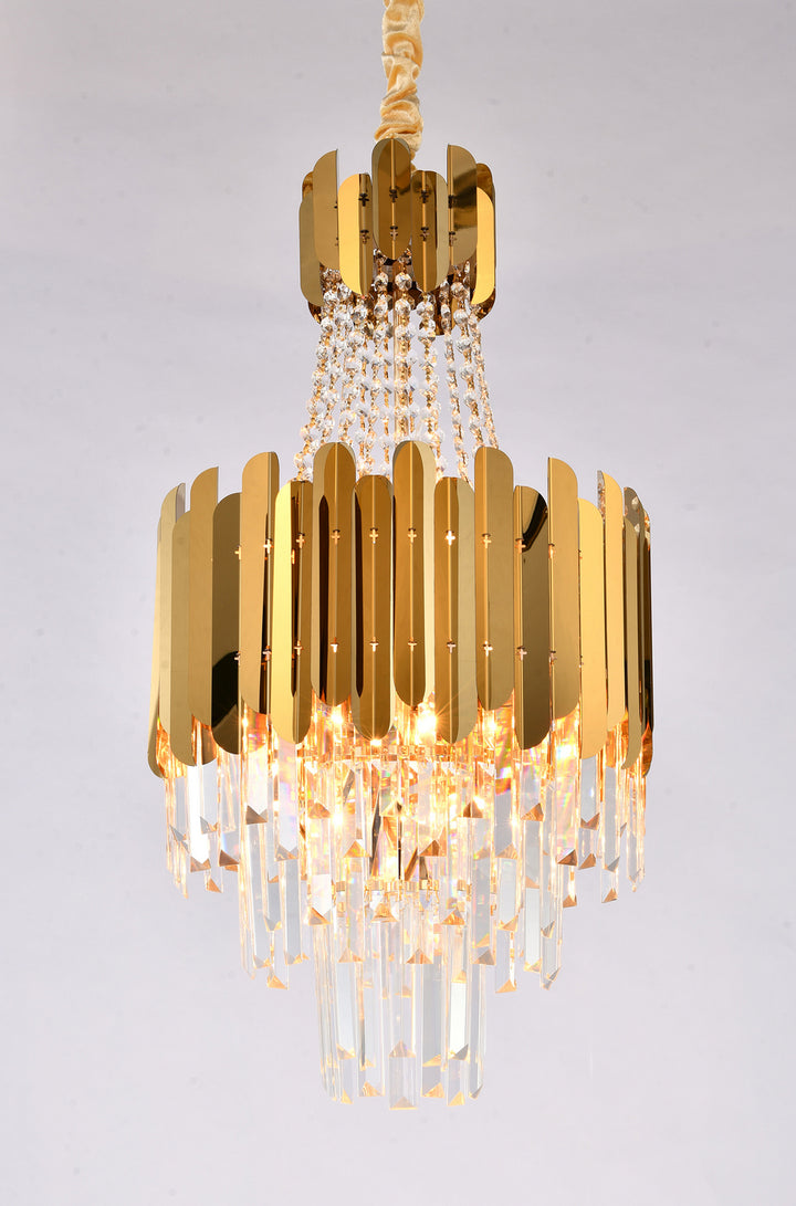 GL405C16G Eight Light Chandelier