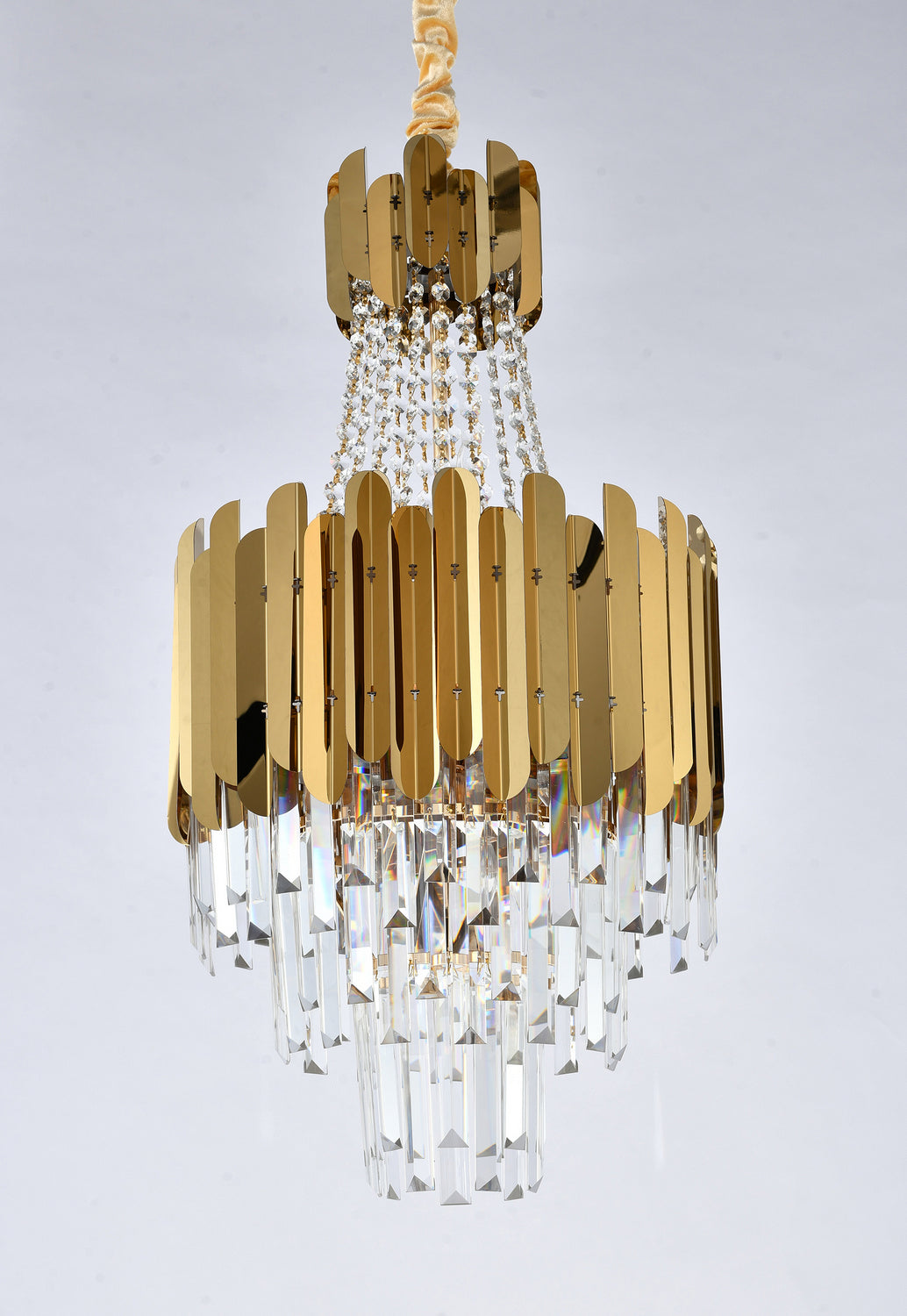 GL405C16G Eight Light Chandelier