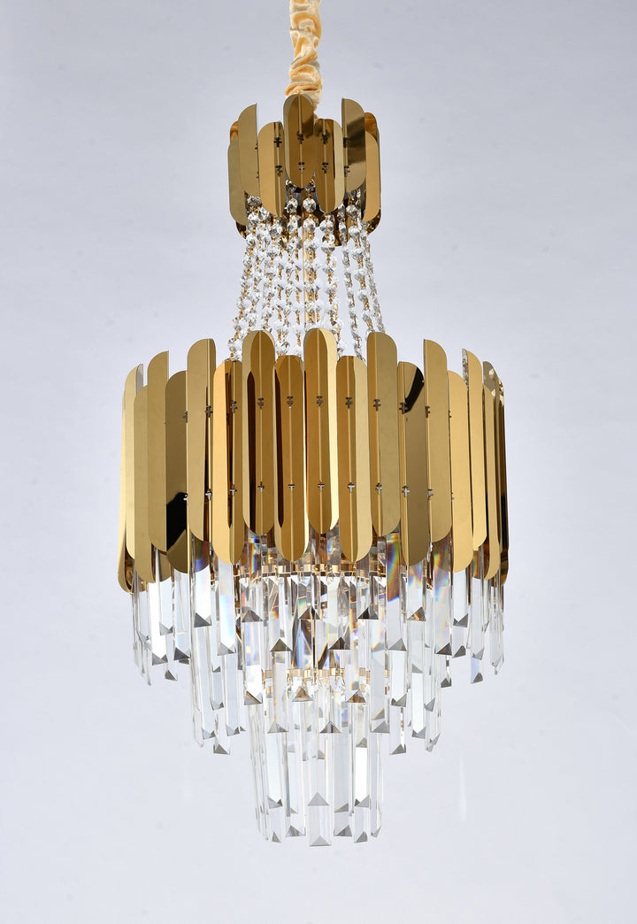 GL405C16G Eight Light Chandelier