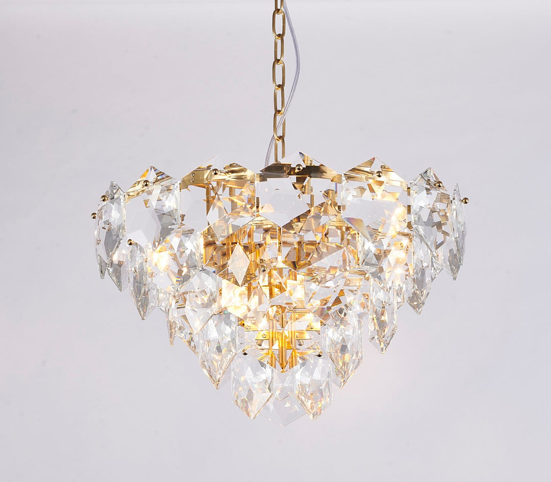 GL432C20BR Nine Light Chandelier