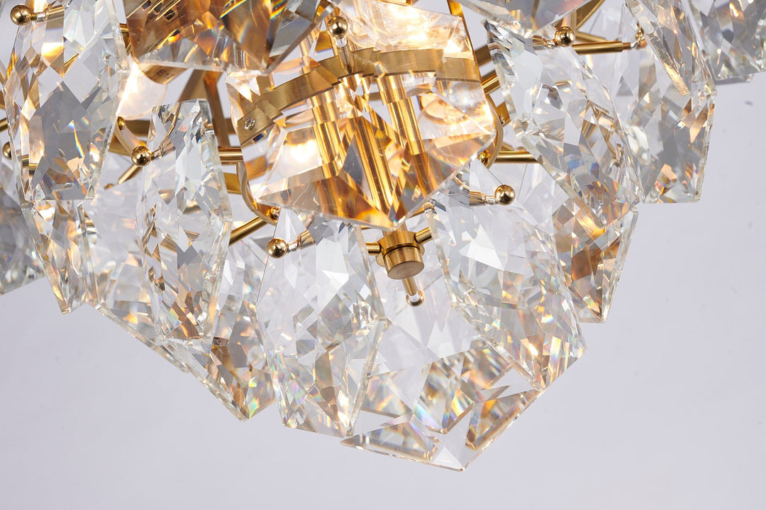 GL432C20BR Nine Light Chandelier