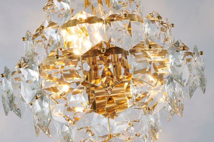 GL438C20BR Eight Light Chandelier